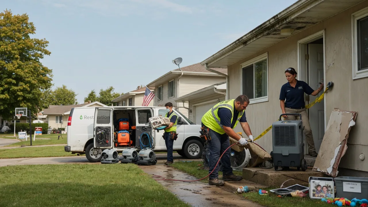 Water Damage Restoration in Hazel Park, MI near me